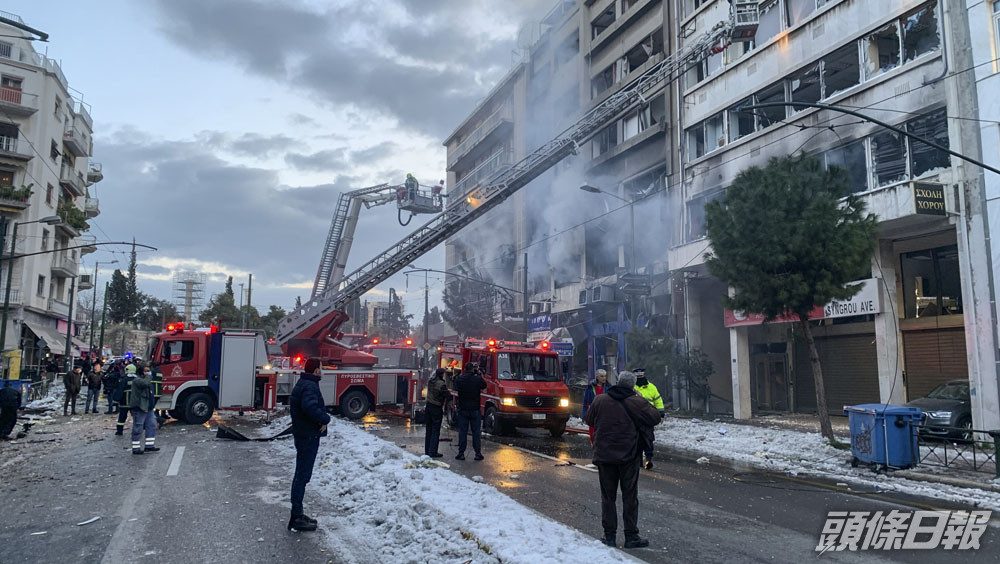 希臘雅典市中心驚傳爆炸。