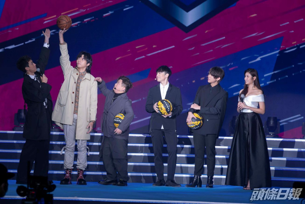193（左二起）、肥仔、Ian及姜濤去年在節目巡禮上宣傳。