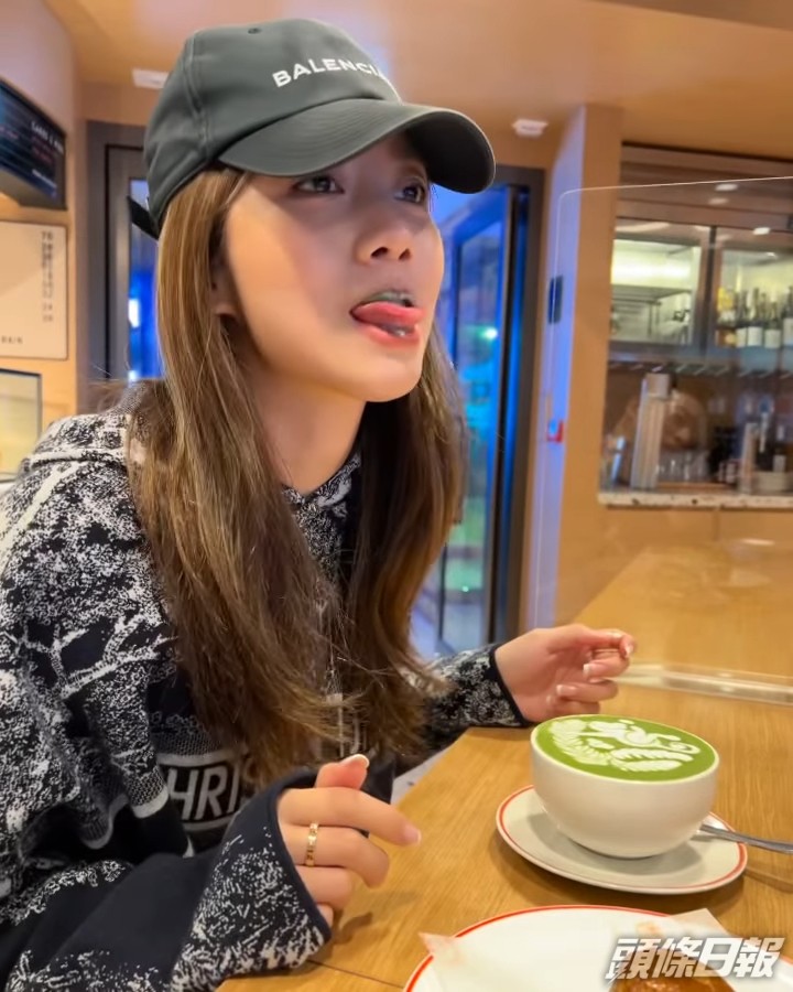 近日胡美貽貼出玩伸脷短片。