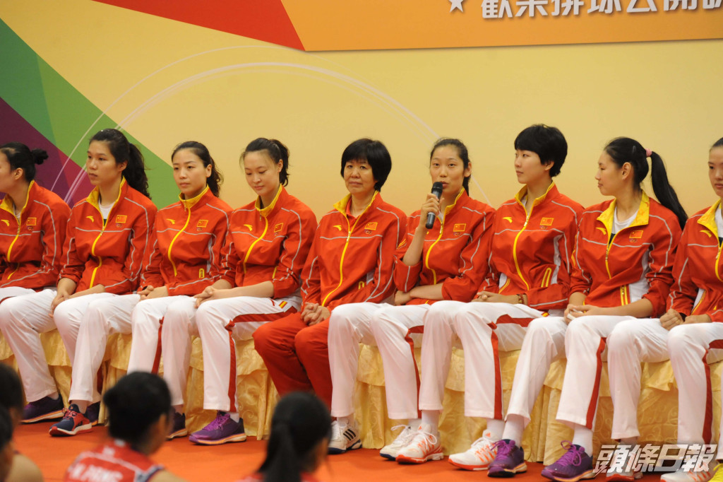 惠若琪2016年帶領中國女排贏得奧運金牌，之後隨團訪港。