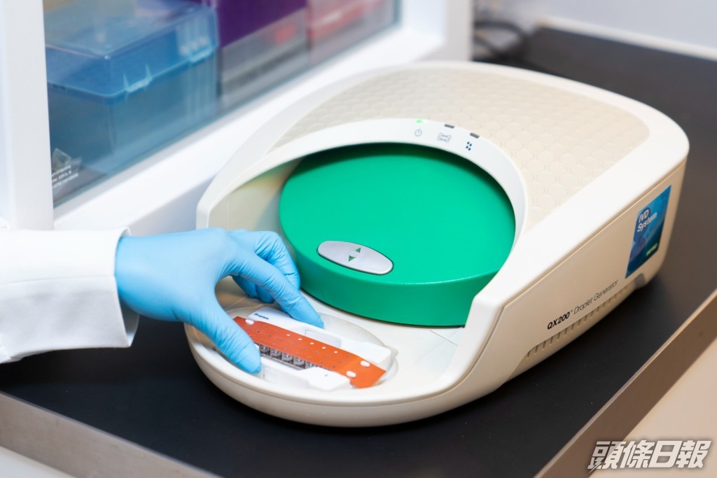 養和採用數碼滴液 PCR 化驗技術。