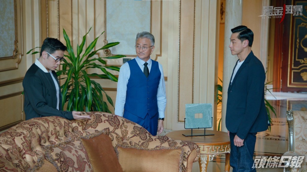 《黑金風暴》中，Don跟吳岱融演父子，還有同父異母哥哥黃浩然。