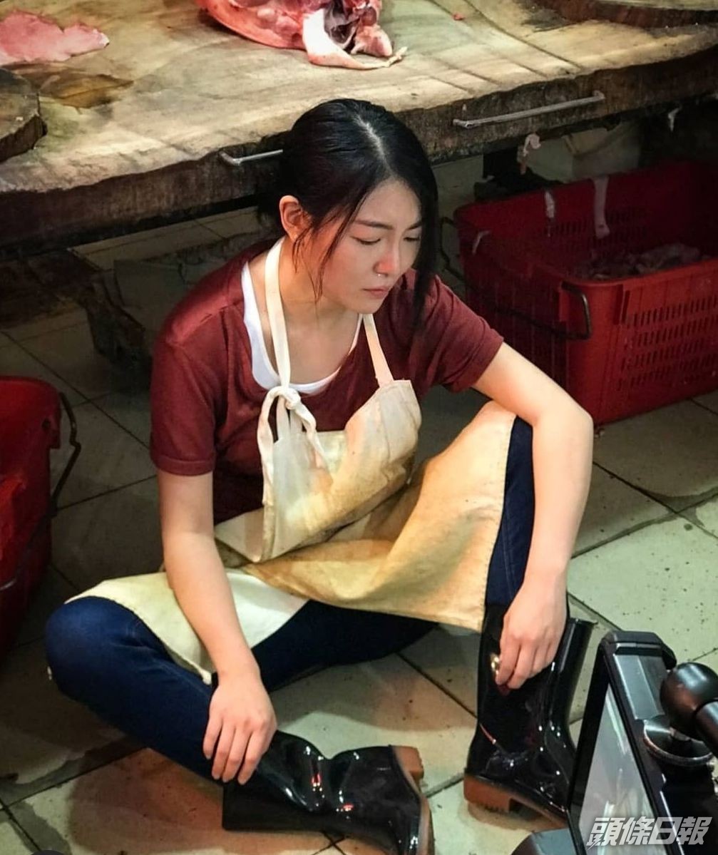 《十八年後》演有經歷嘅豬肉婆，挑戰最大。