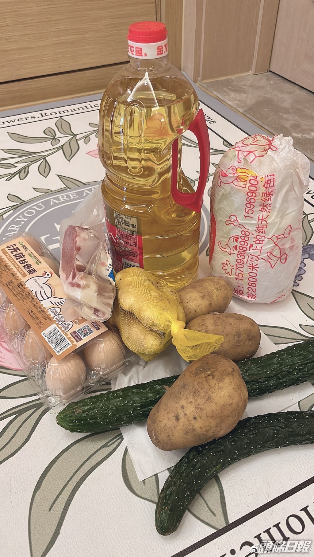 政府送上生油等特資,一人份都幾豐富。