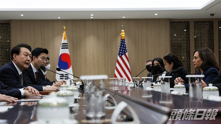 美韓官員進行雙邊會談。路透社圖片
