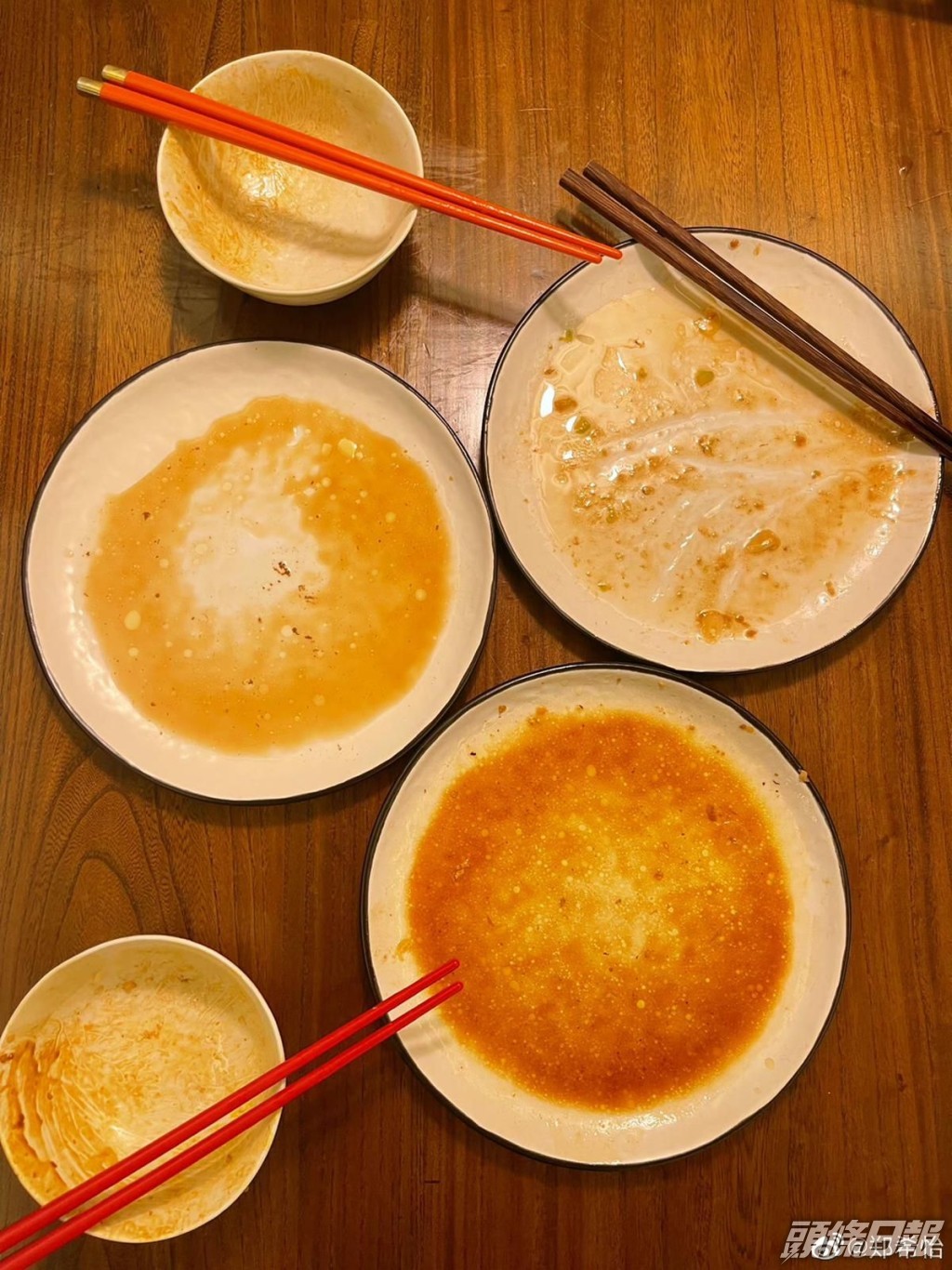 因為煮得多,鄭希怡嘅廚藝愈嚟愈好,另外每餐都食清光,一件不留。