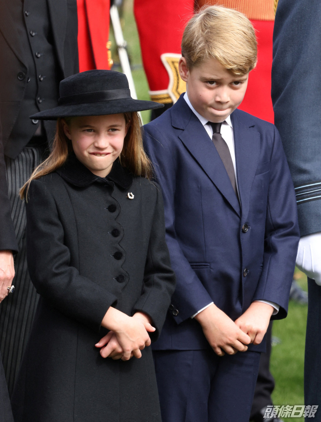 喬治王子與妹妹夏洛特公主。REUTERS