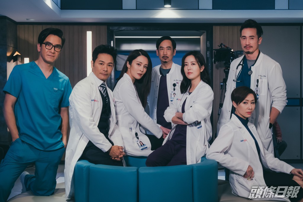 馬明跟《白色強人II》一班演員合作開心，更獲安仔和阿Mo分享心得。