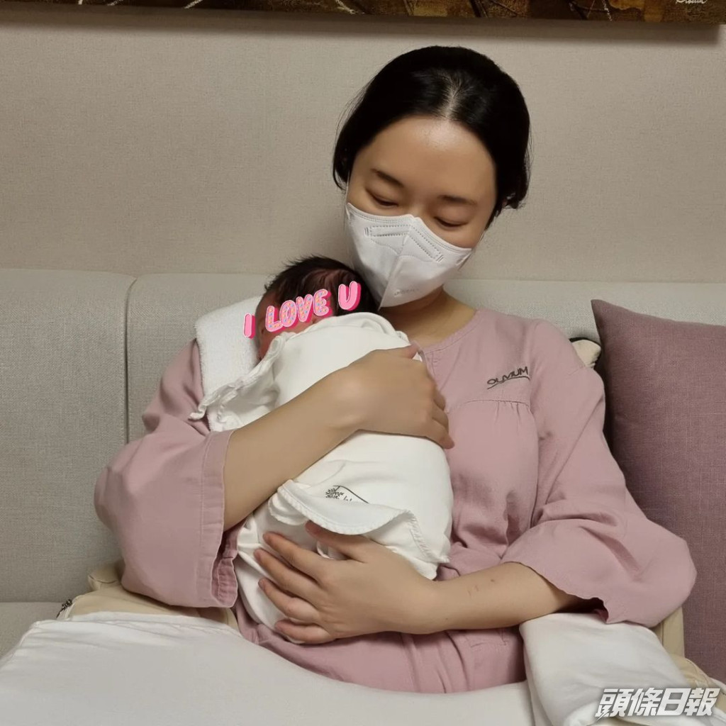 李貞賢剛於4月誕下女兒「小祝福」。