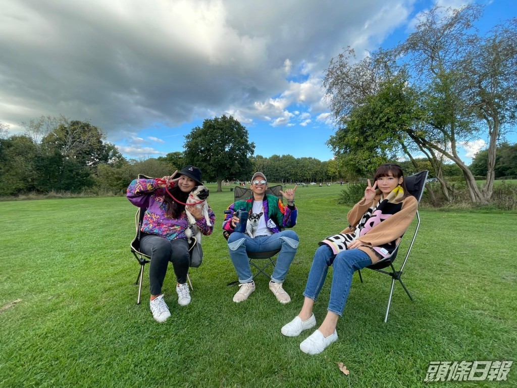 林師傑及歐陽巧瑩好鍾意英國嘅簡單生活。