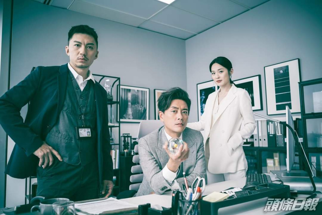蔡潔於TVB台慶劇《法證先鋒5》跟黃宗澤、袁偉豪係「鐵三角」。