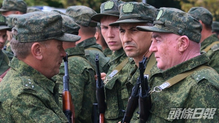 俄軍開始訓練新徵召的軍人。路透社資料圖片