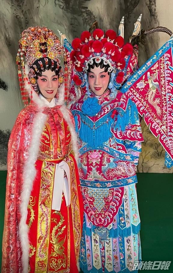 謝曉瑩（右）視米雪為學習榜樣。