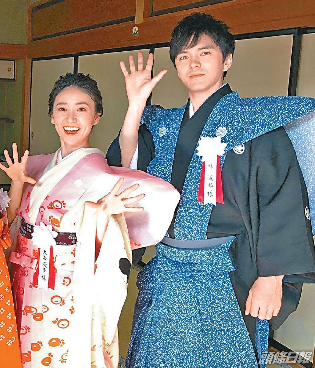 大島優子和林遣都去年7月宣佈結婚。​