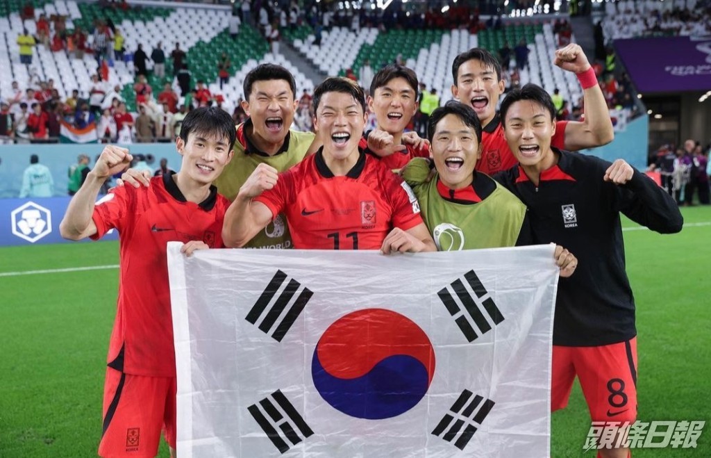 韓國在世界盃H組第3輪賽事中，以2：1逆轉勝擊敗葡萄牙，打入16強。