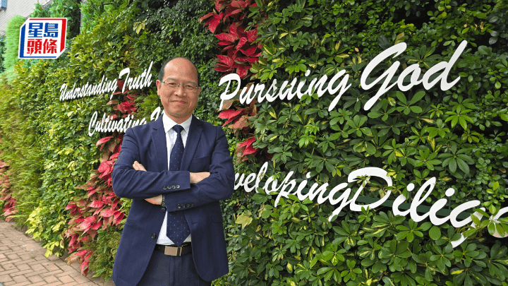 鄭建德坦言不會倚靠中介招收海外生，避免影響收生質素。 梁子健攝