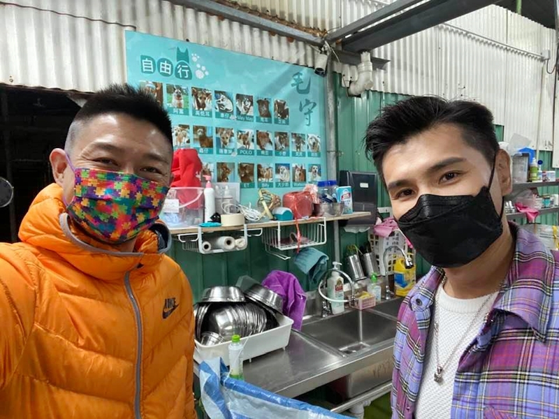 陳展鵬（右）及楊證樺（左）。Facebook圖片