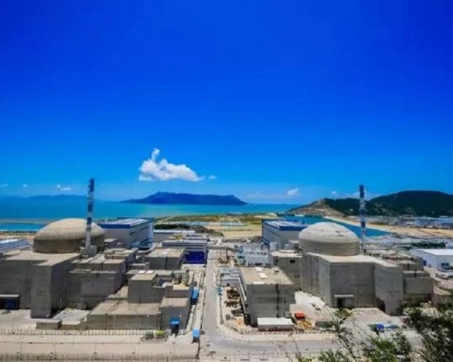 台灣當局認為目前台山核電廠尚未有立即的核安危機。網上圖片