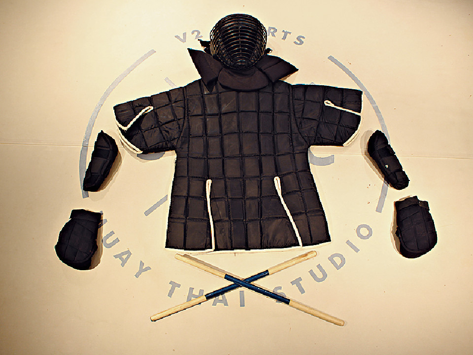 ■平日練習時使用的護甲。