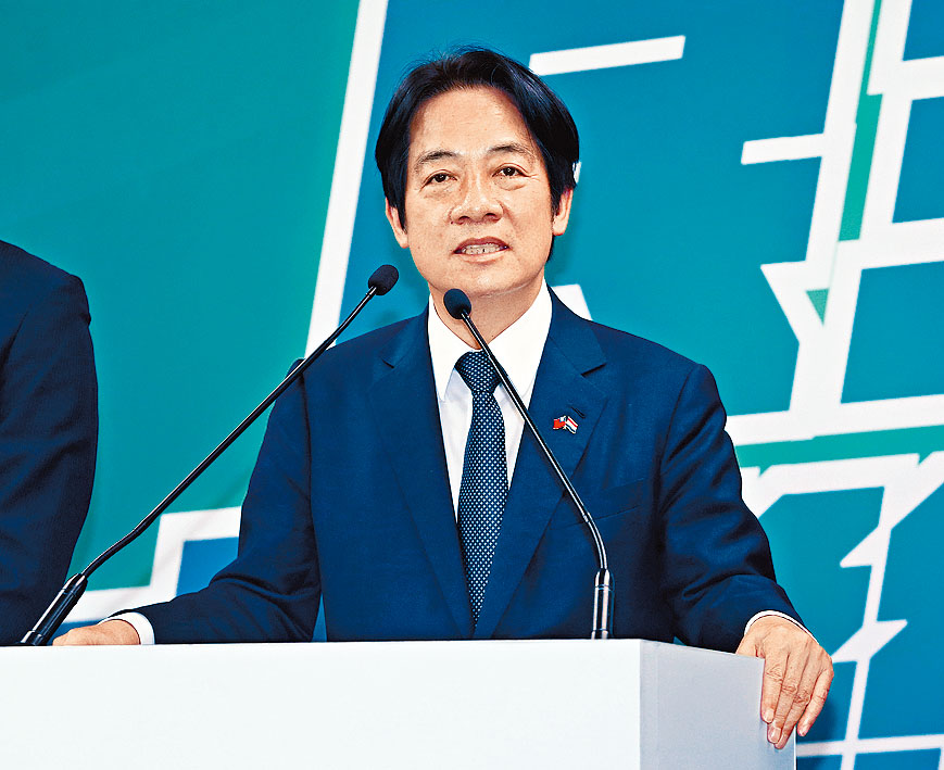 賴清德下月將過境美國。