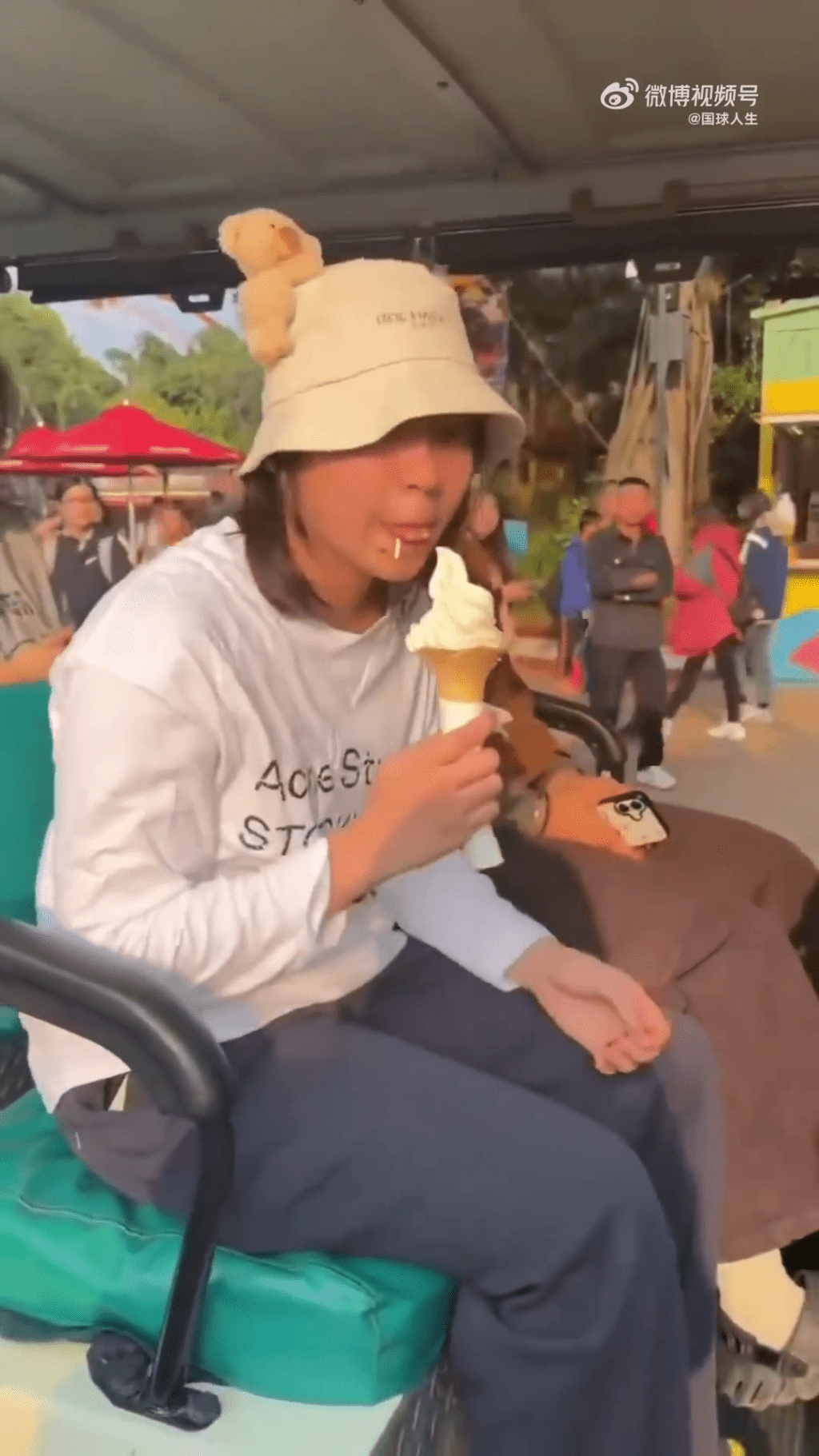 全紅嬋現身長隆。微博@國球人生 全紅嬋現身長隆。微博@國球人生