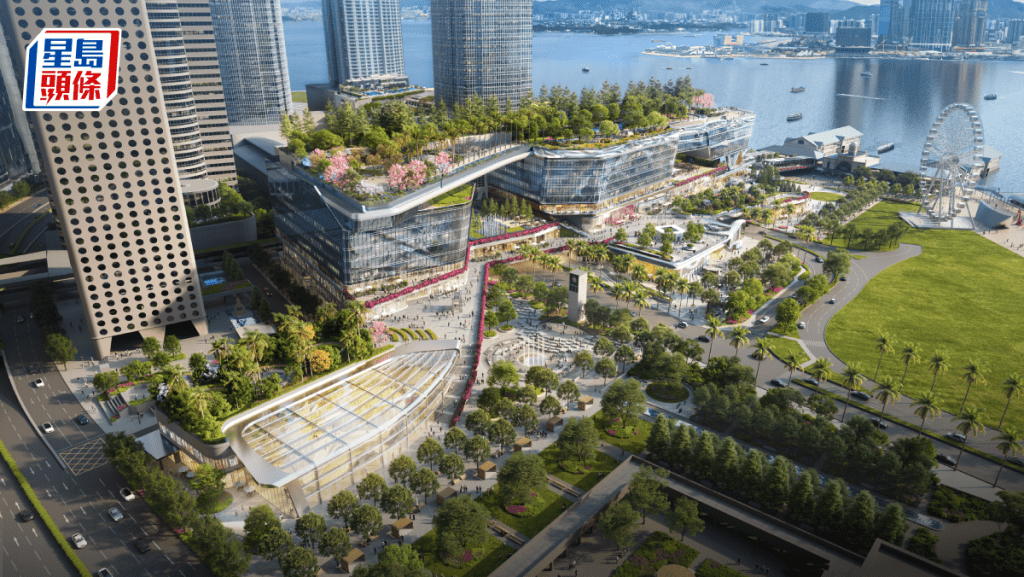 恒地中环海滨项目命名为Central Yards 设空中花园、百老汇剧院 写字楼出租率70%