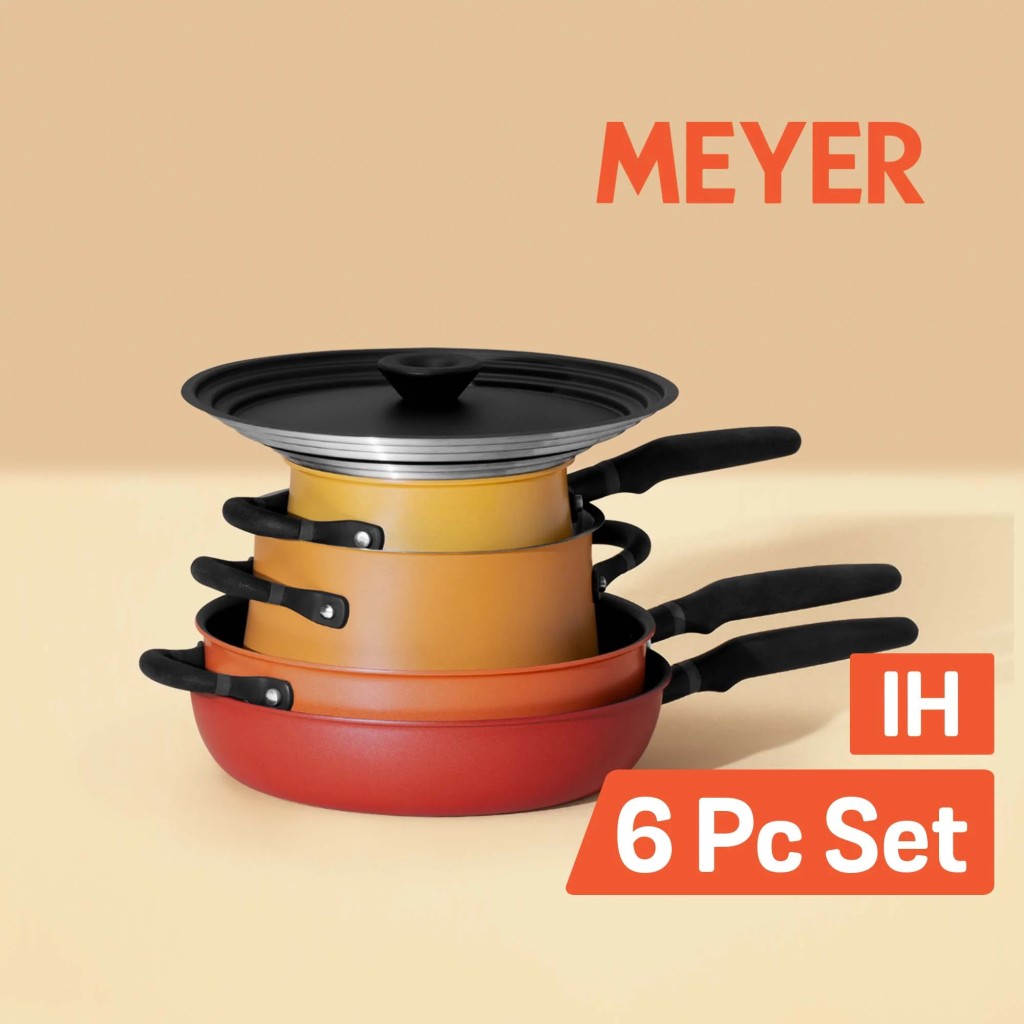 MEYER Accent 6件Spark精選套組 -  $1,299（原價 $1,869）（圖片來源：Ｍeyer 美亞廚具）