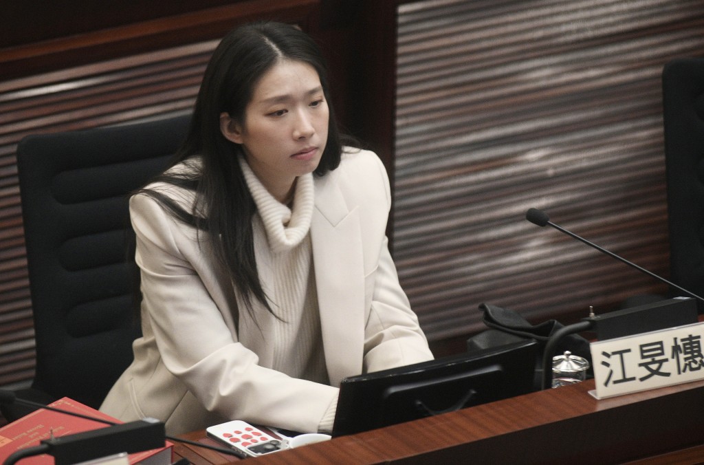 梁熙又對江旻憓充滿信心，認為她是第一批能夠快速上手、展現高質量議政能力的議員之一。資料圖片