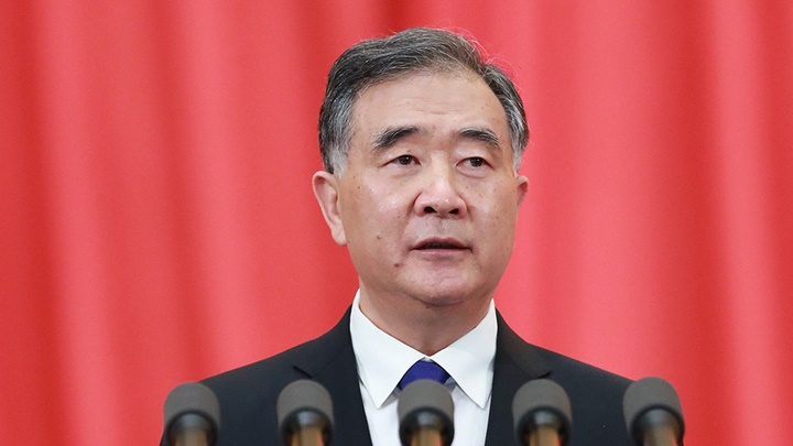 汪洋指大陸願以盡最大誠意爭取兩岸統一。新華社資料圖片