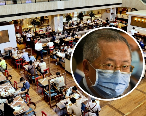 立法會飲食界議員張宇人(小圖)預料,政府以350億元推行電子消費券,業界將可吸納當中的150億至200億元。資料圖片