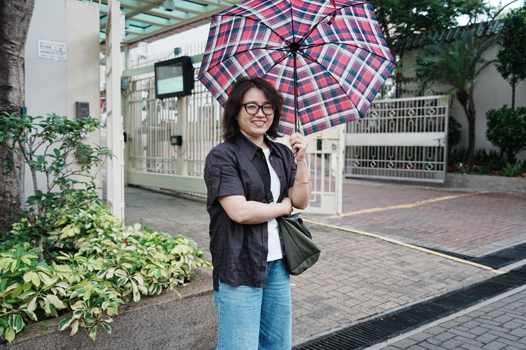 嚴女士指AI發展迅速，令女兒放棄以視藝作為職業志向。汪旭峰攝