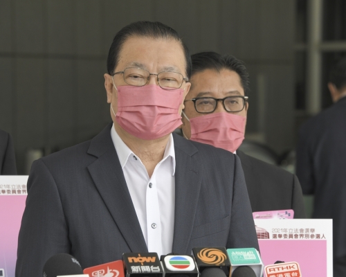 譚耀宗透露自己提名的均屬民建聯黨友。資料圖片