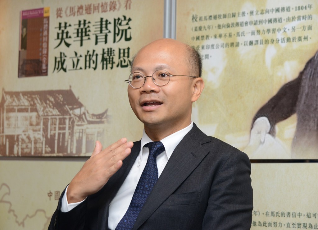 英華校長鄭鈞傑請辭留任至明年8月。資料圖片