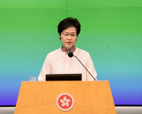 林鄭月娥表示明白市民對一人一票選特首的訴求。