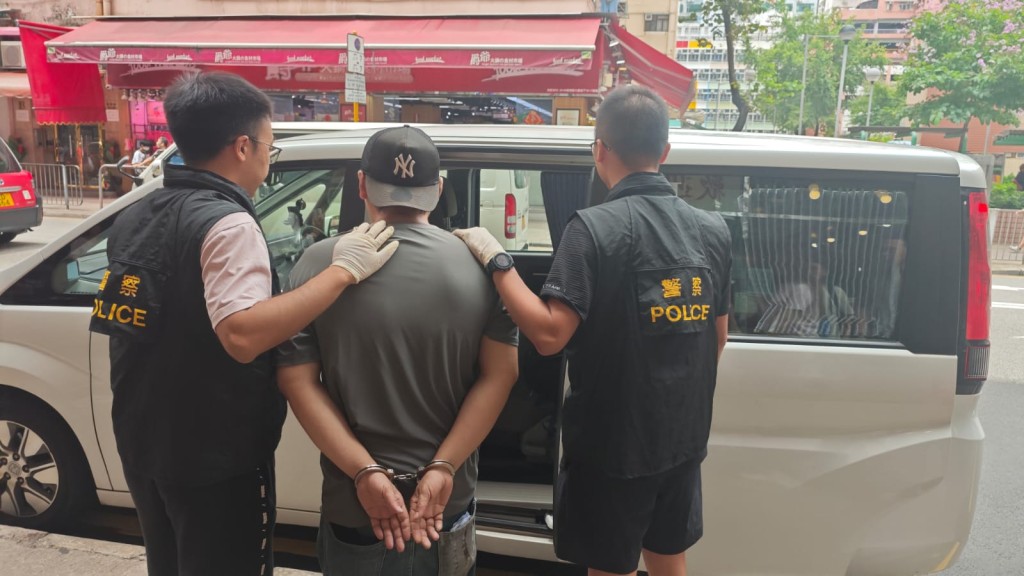 45歲姓孫本地男子涉嫌「販運危險藥物」被捕。警方提供
