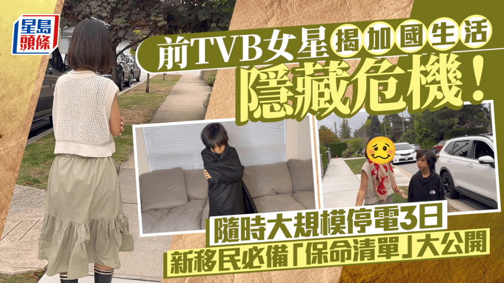 前TVB女星揭加國生活隱藏危機!隨時大規模停電3日 新移民必備「保命清單」大公開