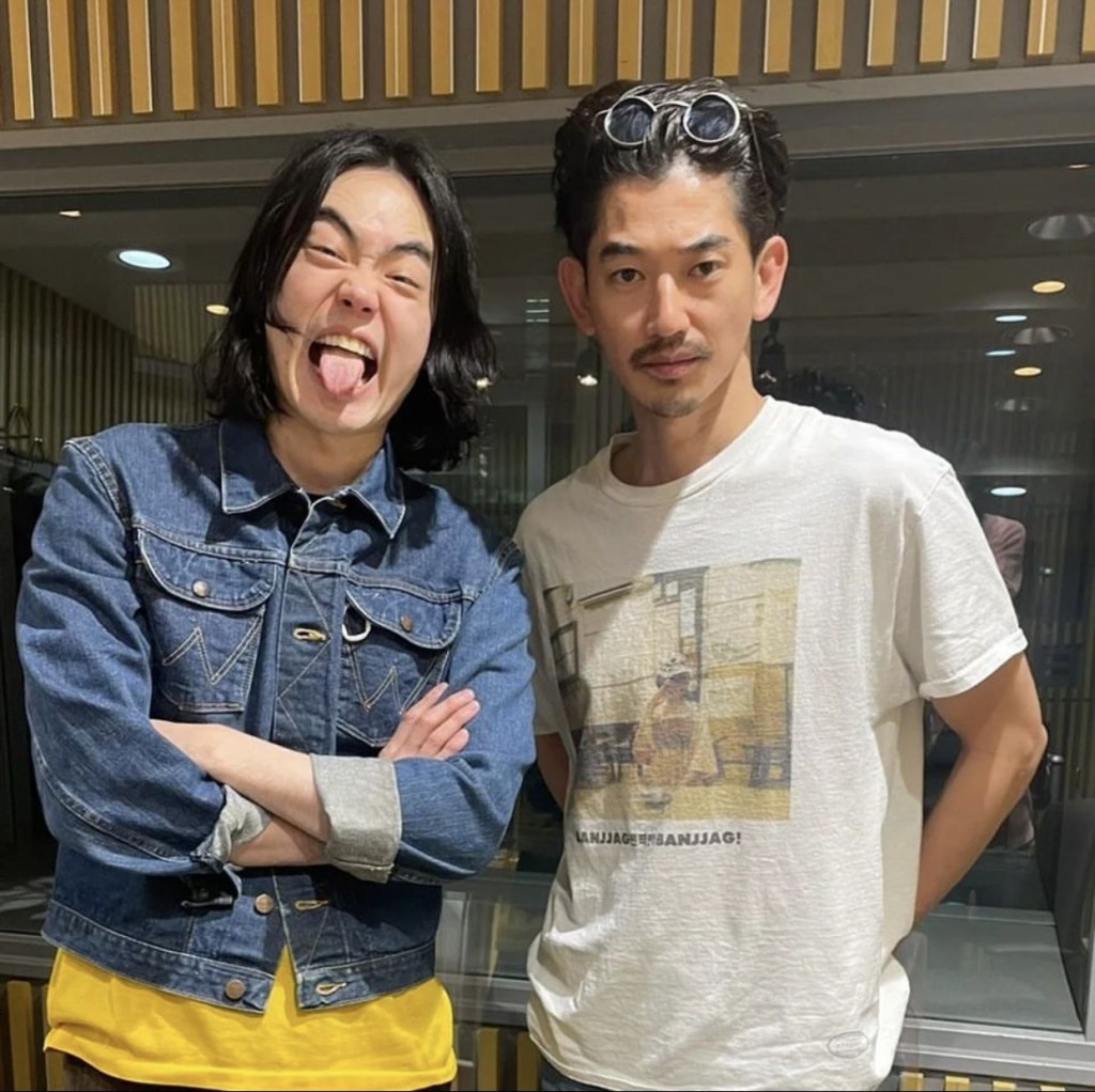 菅田將暉（左）和瑛太（右）私下老友鬼鬼，月前瑛太特地支持亮相菅田的電台節目。