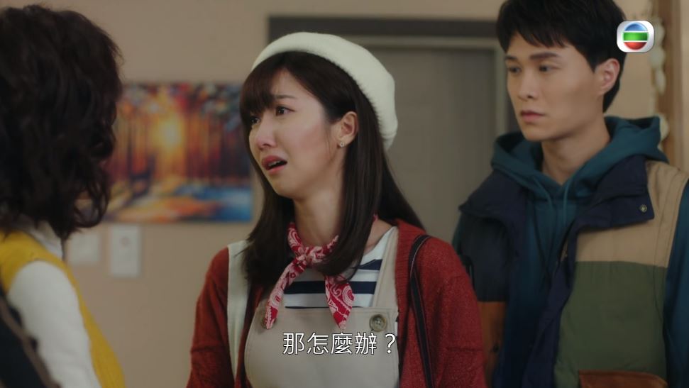 依婷連鼻水都流埋，獲讚做得好。