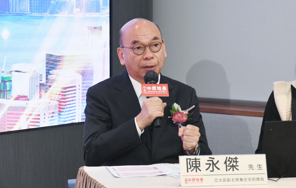 陳永傑表示，差估署樓價指數連升6個月，樓市步入上升期進一步確認。