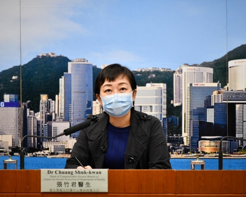衞生防護中心張竹君指抗疫靠香港市民合作。