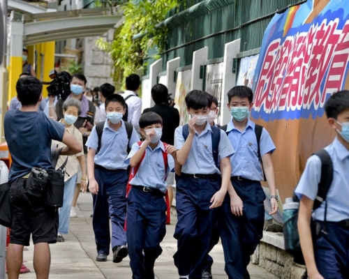 教育局早前公布全港幼稚園及中小學在學校農曆新年假期後恢復面授課堂。 資料圖片