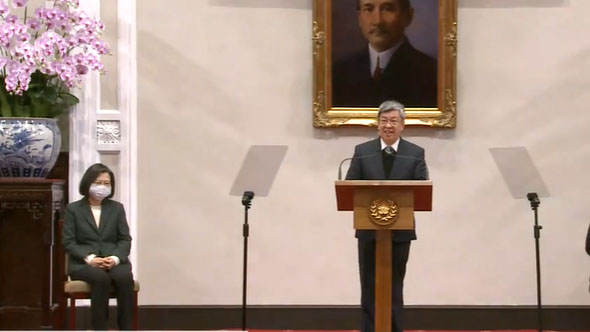 陳建仁表示，在蔡英文任期最後一年多時間，新內閣有3大重要目標。 蔡英文FB