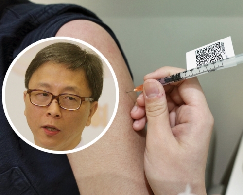 港大感染及傳染病中心總監何栢良（小圖）認為，應盡量將新冠疫苗相關數據透明化。資料圖片