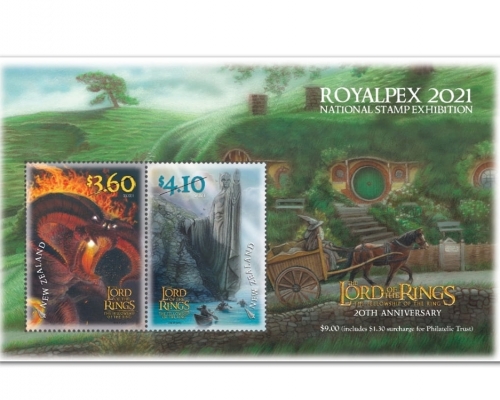 邮购网周五起发售海内外集邮品 包括电影《魔戒》系列邮票。政府图片