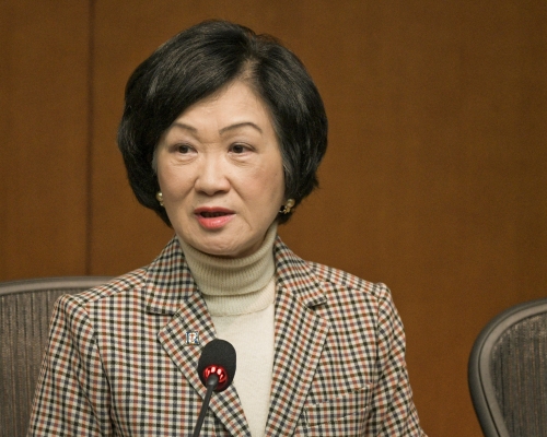 葉劉淑儀感謝中央制定《港區國安法》，令曠日持久的示威規模和次數大大減少。