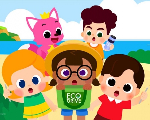 環團推出新歌《No Single-Use Plastic》教育兒童減廢。Pinkfong提供
