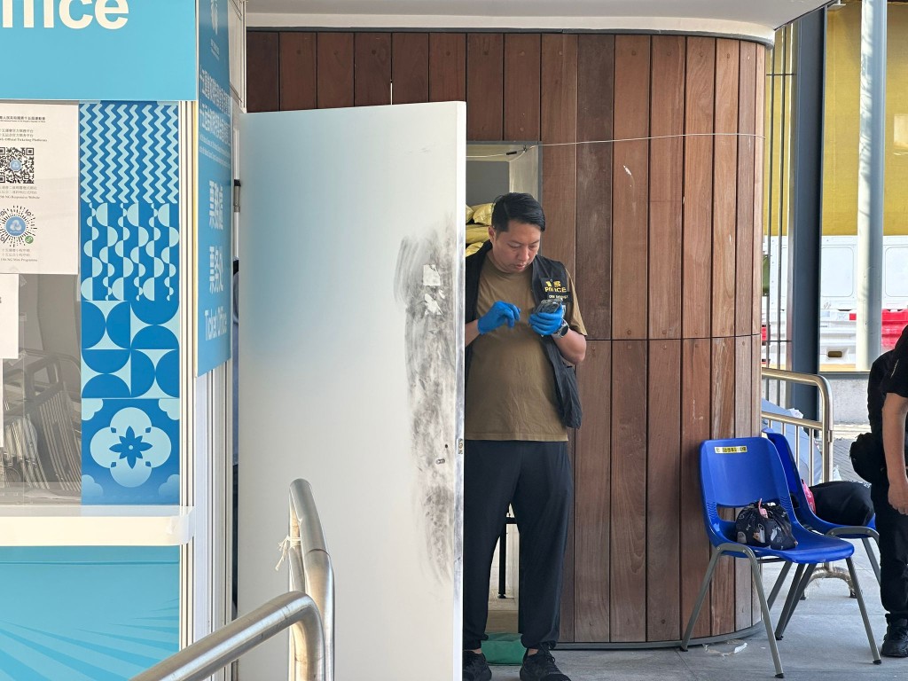 警方到場調查。讀者提供