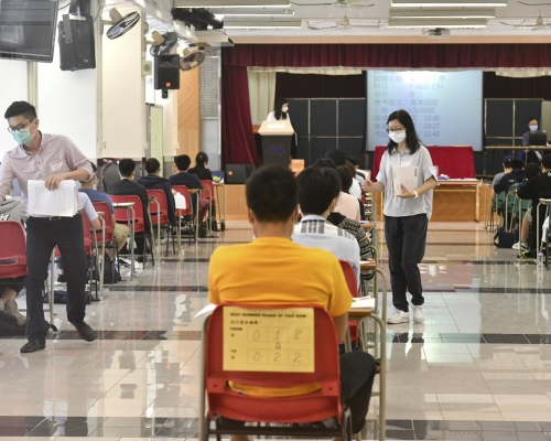 教育局宣布試場學校在4月26至30日及5月3日期間暫停面授課堂。資料圖片