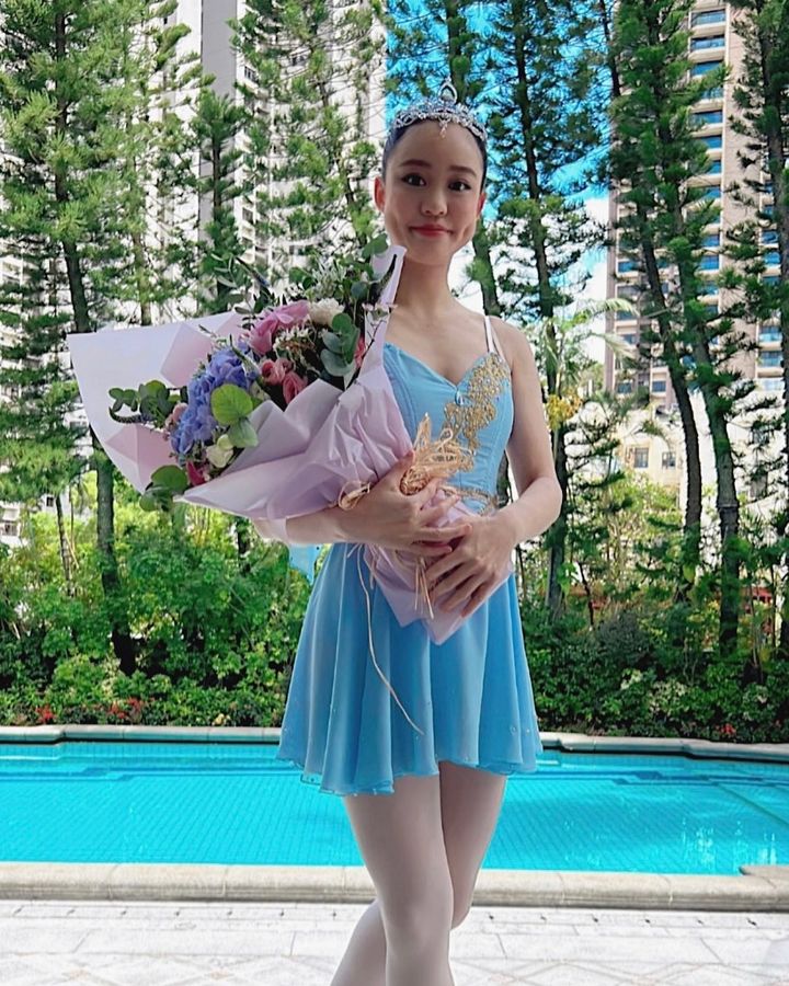 刘秀盈热爱芭蕾舞。