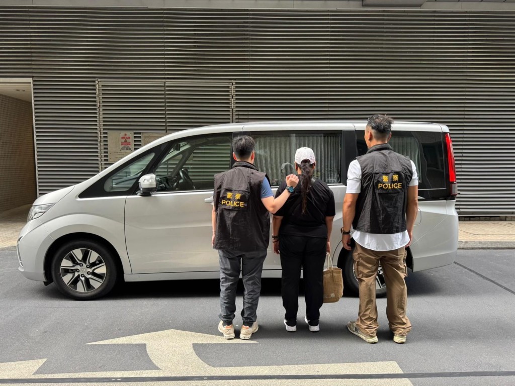 警方拘捕兩名印尼籍女子。警方提供